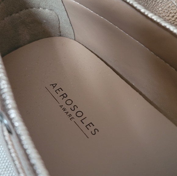 AEROSOLES Aware Boater Slip On Flats, Size 6 - Picture 4 of 8